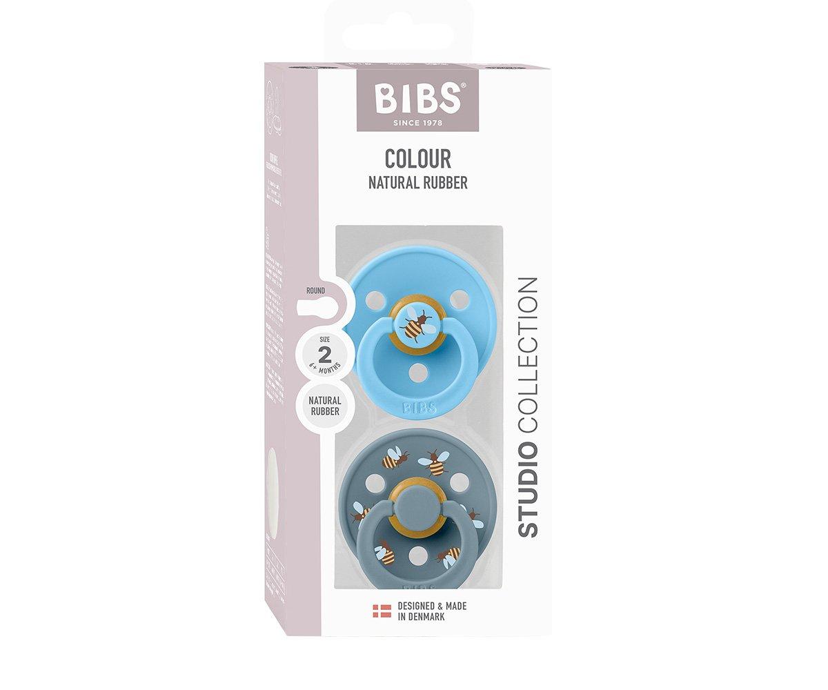 2 Chupetas BIBS Studio Colour Bumblebee Breeze Mix