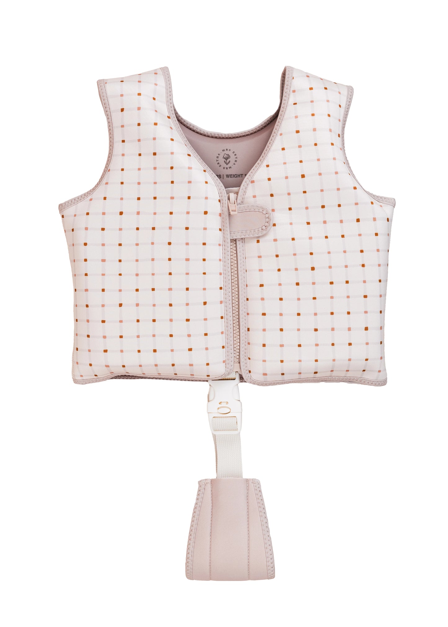 Colete flutuante infantil Organic Squares mrs ertha