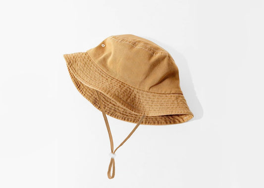 Chapéu de sol buckie com fita ajustável Soft Honey