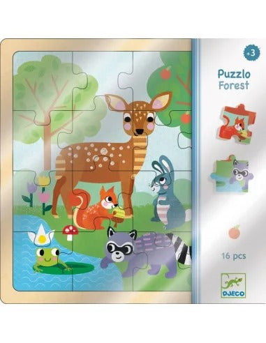 Puzzle animais da floresta