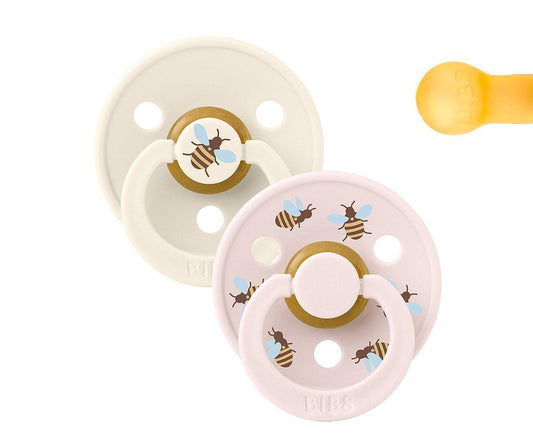 2 Chupetas BIBS Studio Colour Bumblebee Ivory Mix
