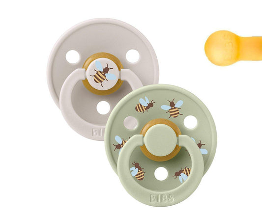 2 Chupetas BIBS Studio Colour Bumblebee Mushroom Mix