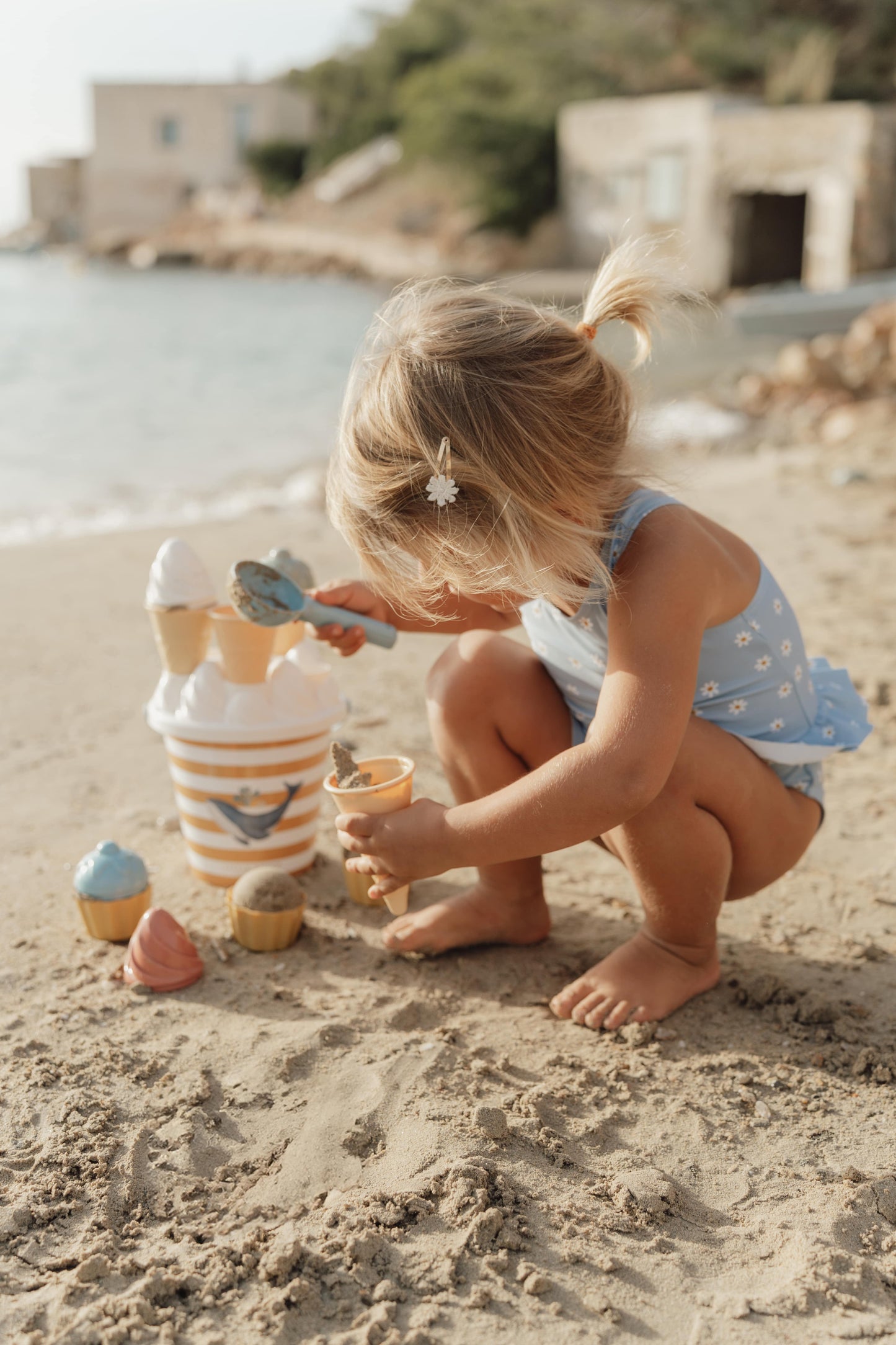 Conjunto de brinquedos de Gelados de Praia Ocean Dreams Blue