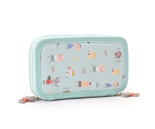 Estojo escolar Duplo Tutete Three Little Pigs