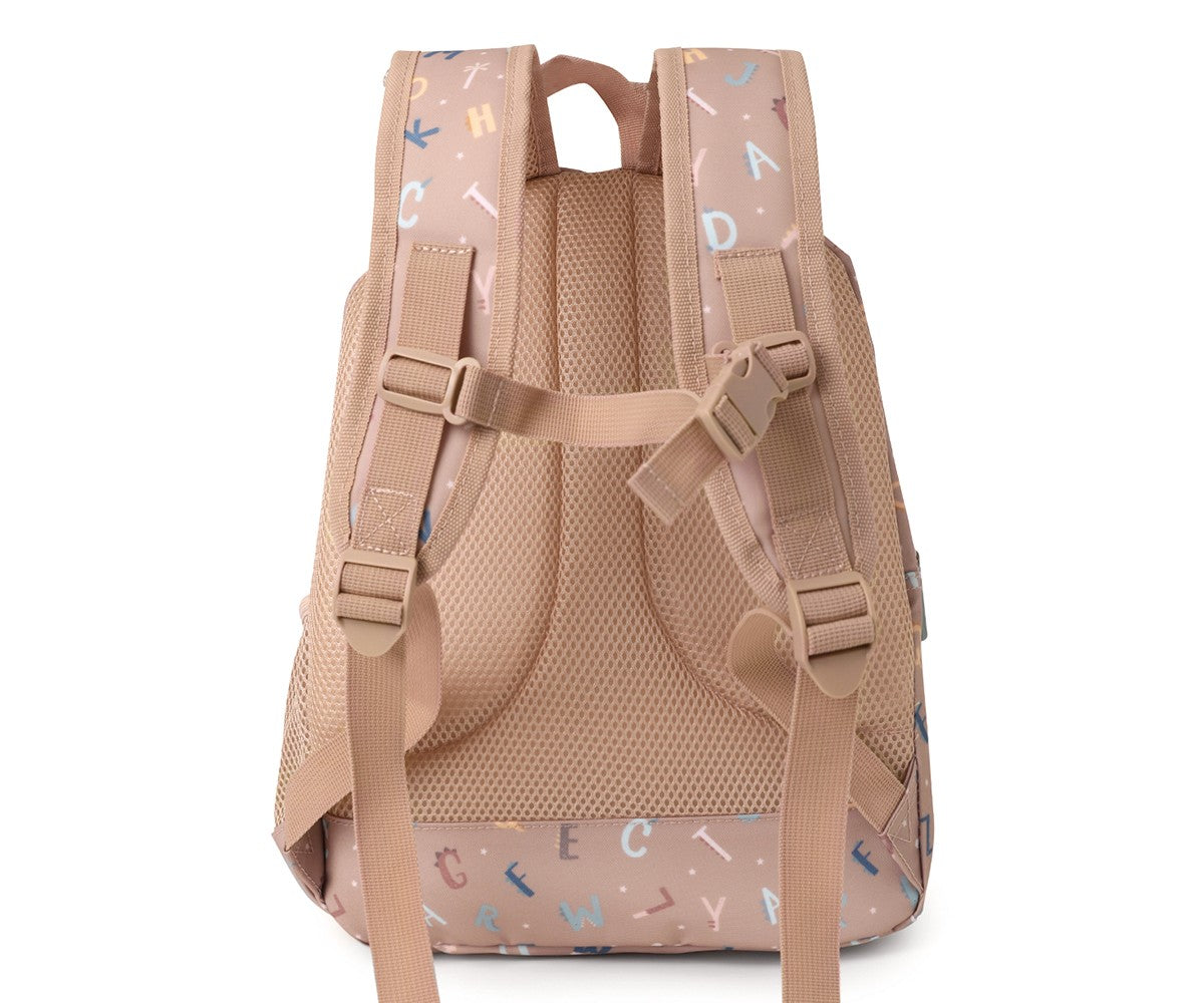Mochila Escolar para ensino básico, pré-escolar ou 1º ciclo tutete funny letters