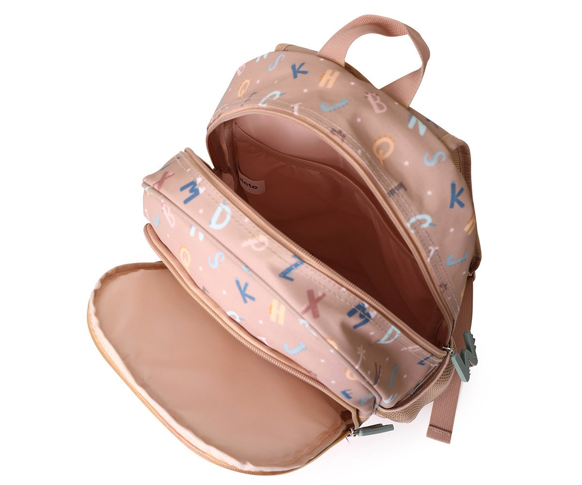 Mochila Escolar para ensino básico, pré-escolar ou 1º ciclo tutete funny letters