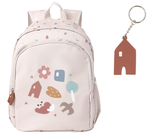 Mochila Escolar para ensino básico, pré-escolar ou 1º ciclo tutete geometric nature