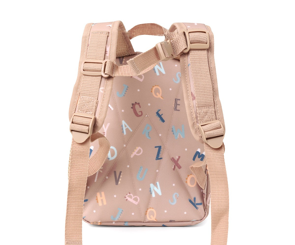 Mochila Infantil Pré-escolar dos 12 meses aos 5 anos tutete funny letters