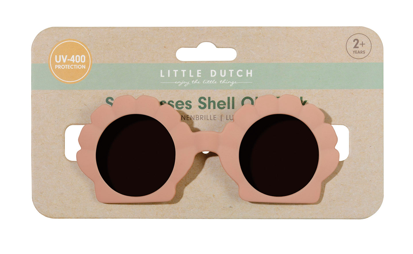 Oculos de Sol de Crianca Little Dutch SCHELL PINK