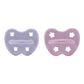 2 Chupetas Hevea Dusty Violet / Light Orchid