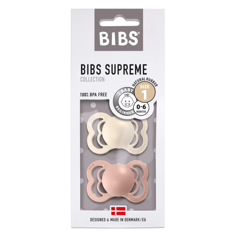 Chupetas BIBS Supreme Blush/Ivory