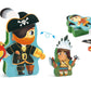 Jogo magnético Pirata e Indio Inzebox Aventuro Djeco