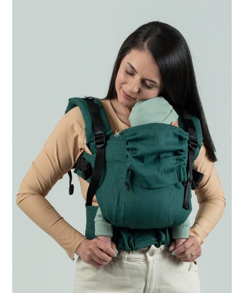 Marsupio babywearing Isara The One Evergreen Linen