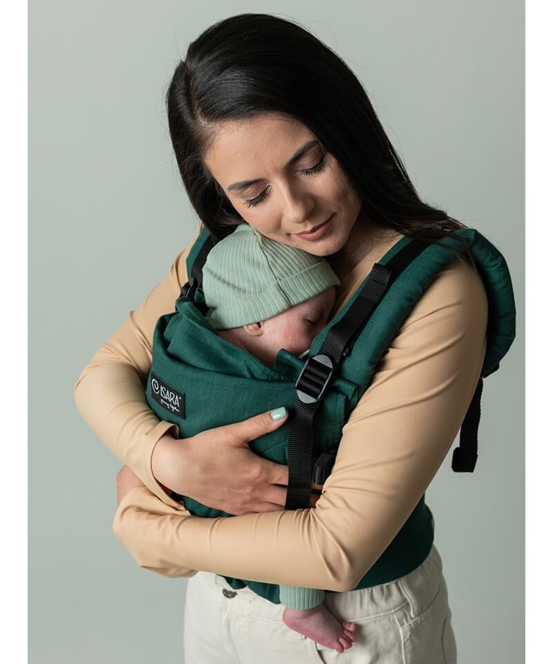 Marsupio babywearing Isara The One Evergreen Linen