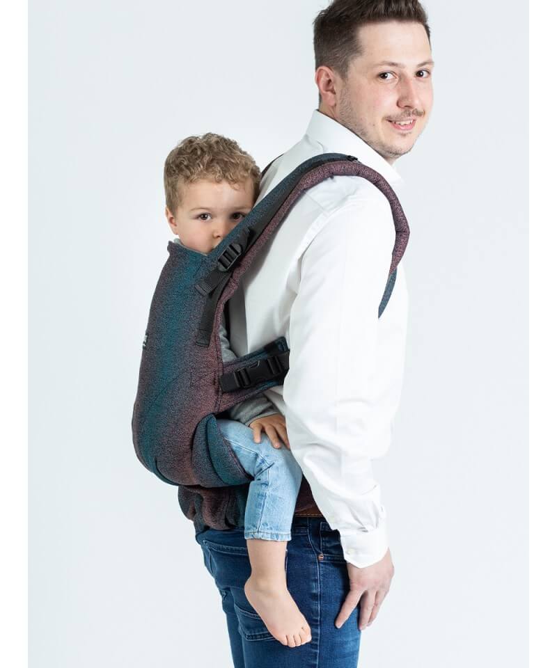 Marsupio babywearing Isara The One Pixelated Spicy Bamboo