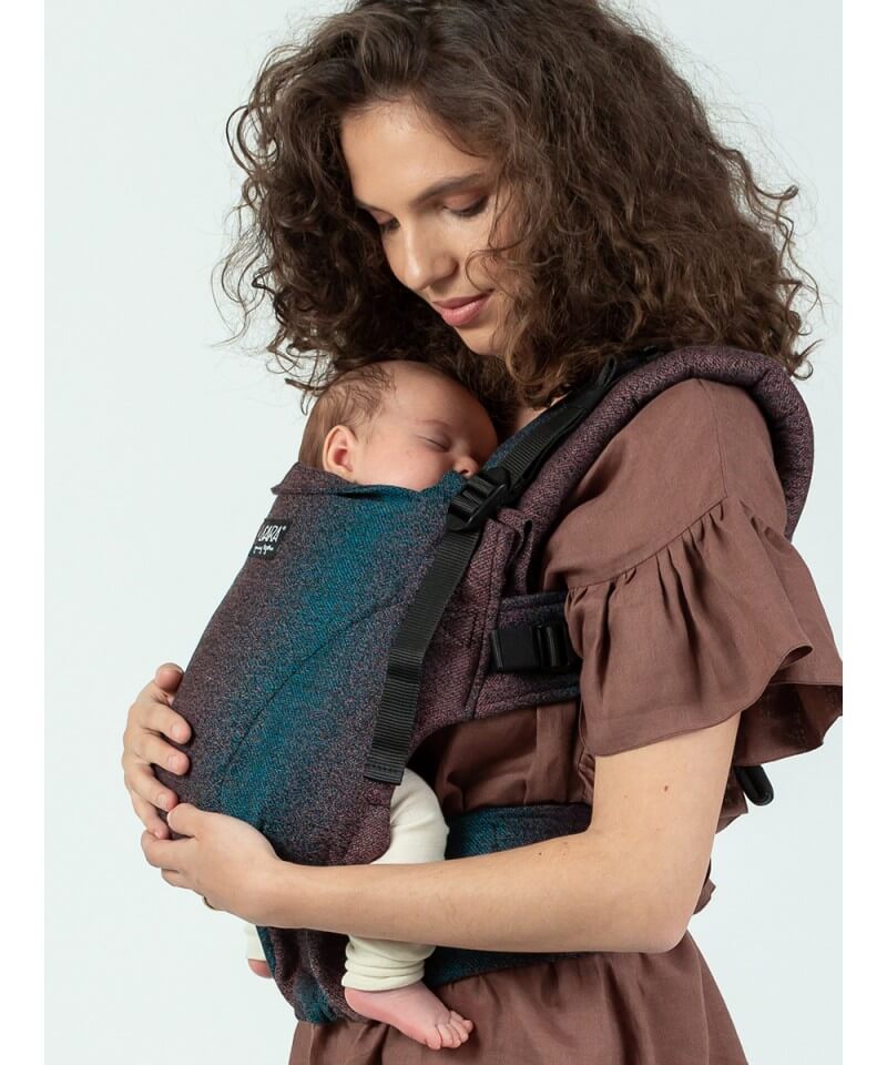 Marsupio babywearing Isara The One Pixelated Spicy Bamboo