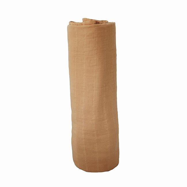 Musselina da marca mushie na cor fall yellow com 120x120cm