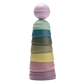 Torre para empilhar Wobbly BIBS bright rainbow